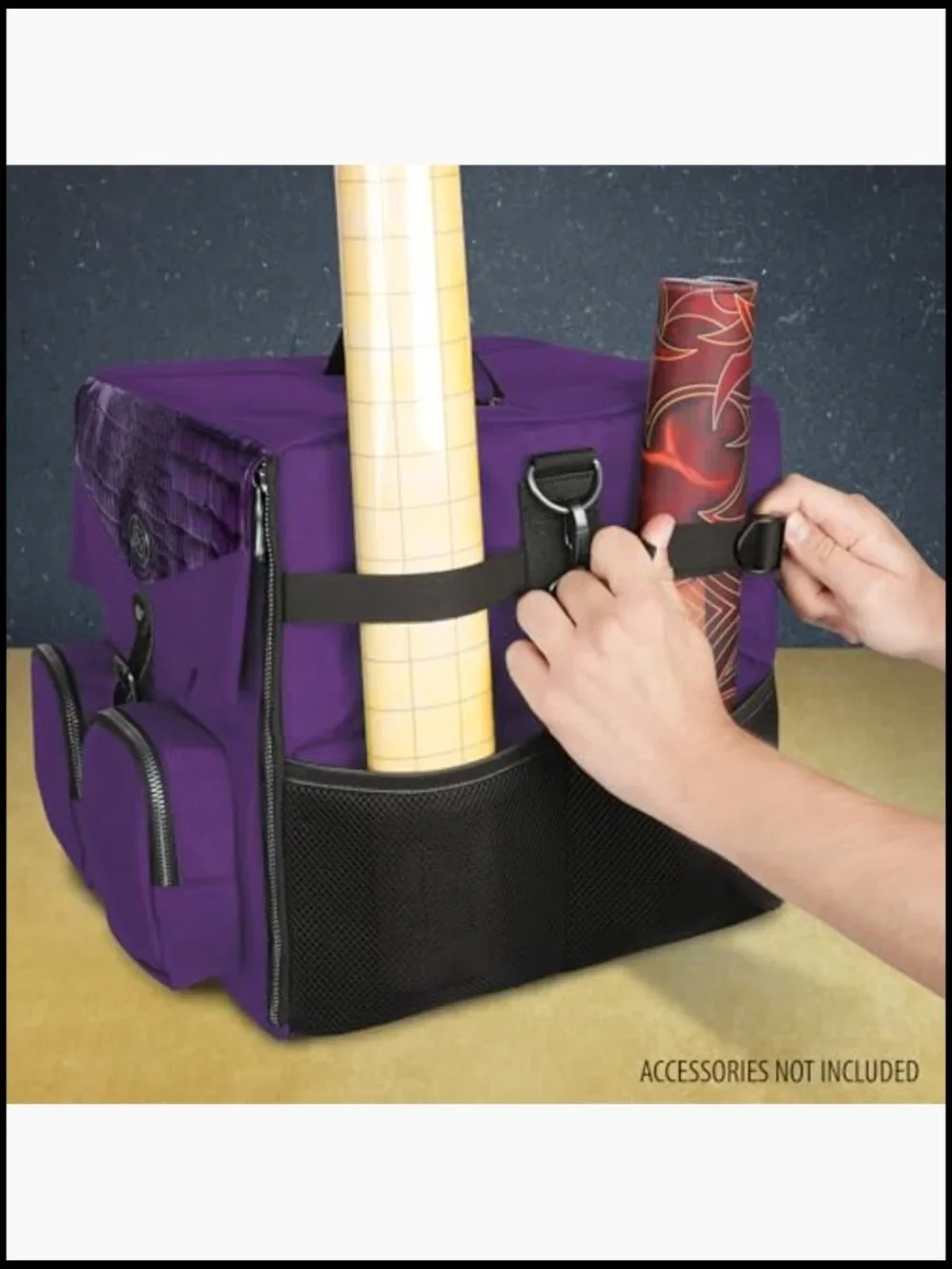 Board Game Shoulder Bag Storage with Dice Pockets Reinforced Carrier Gamers